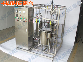 展示精美牛奶半自動殺菌機_牛奶半自動板式殺菌機實拍照片,以及設備參數、特點、原理等